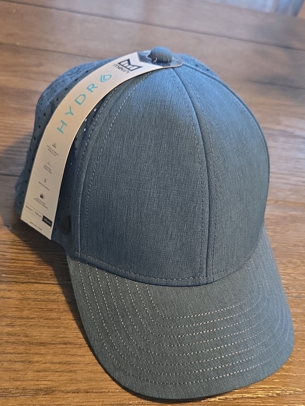 Melin HYDRO Snapback Performance Hat- Heather Ocean Color